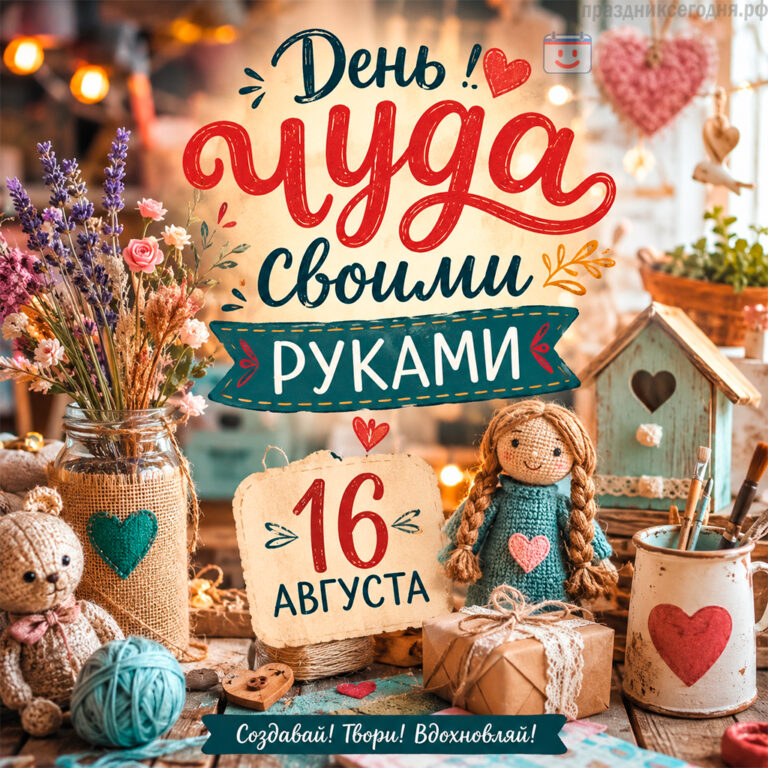 Открытка ко дню чуда своими руками 16 августа