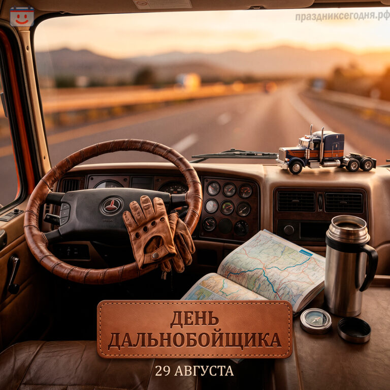Открытка ко дню дальнобойщика 29 августа