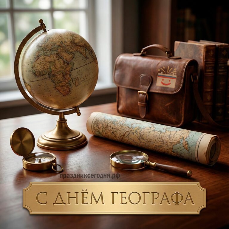 день географа праздник открытка 18 августа
