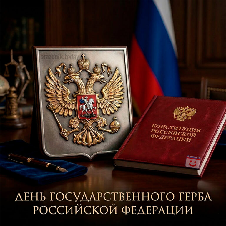 открытка ко дню Государственного герба Российской Федерации 30 ноября