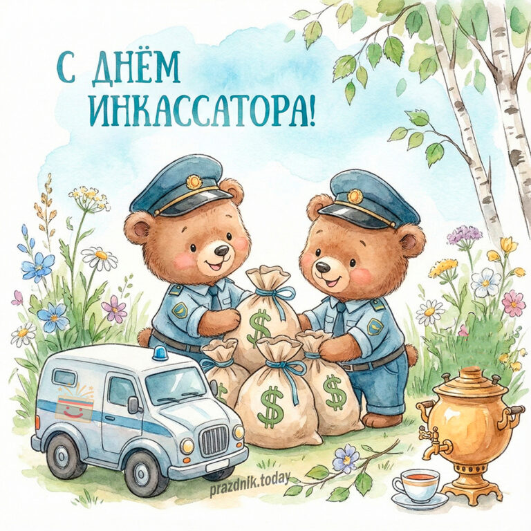 Открытка ко дню инкассатора 1 августа