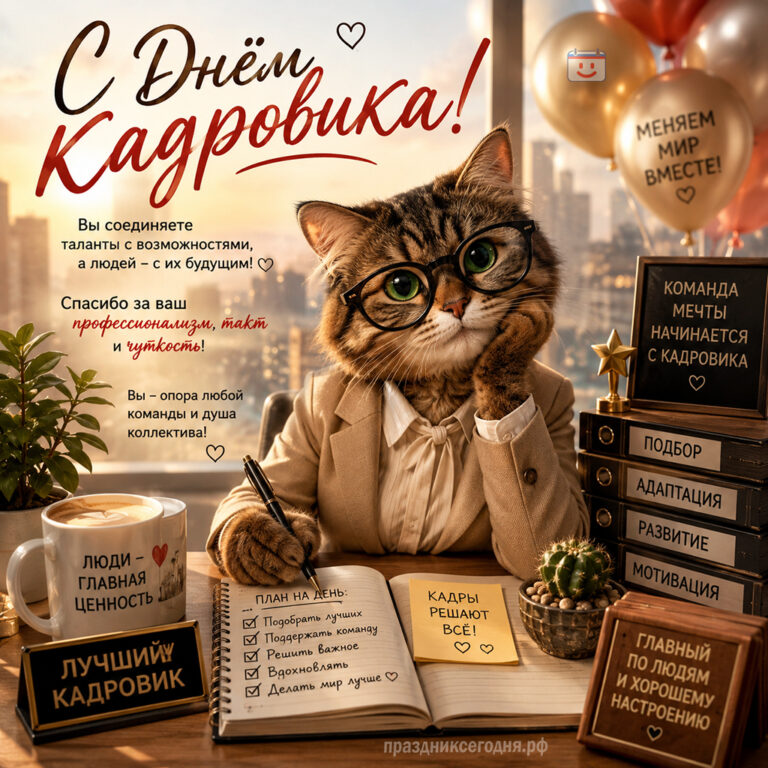 Открытка ко дню кадровика 24 мая