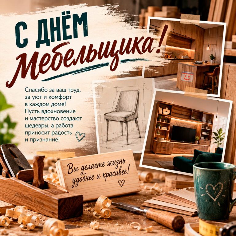 Открытка ко дню мебельщика