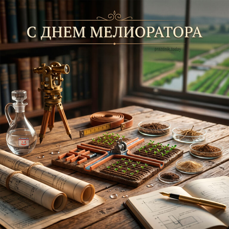 Открытка с днём мелиоратора