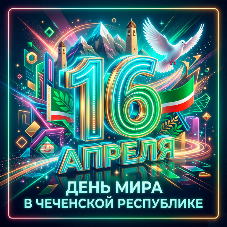 открытка с праздником день мира в Чеченской республике
