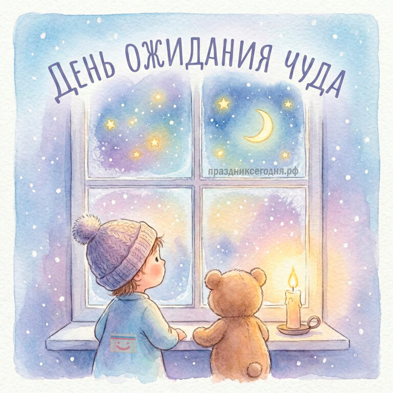 3 марта день ожидания чуда праздник открытка
