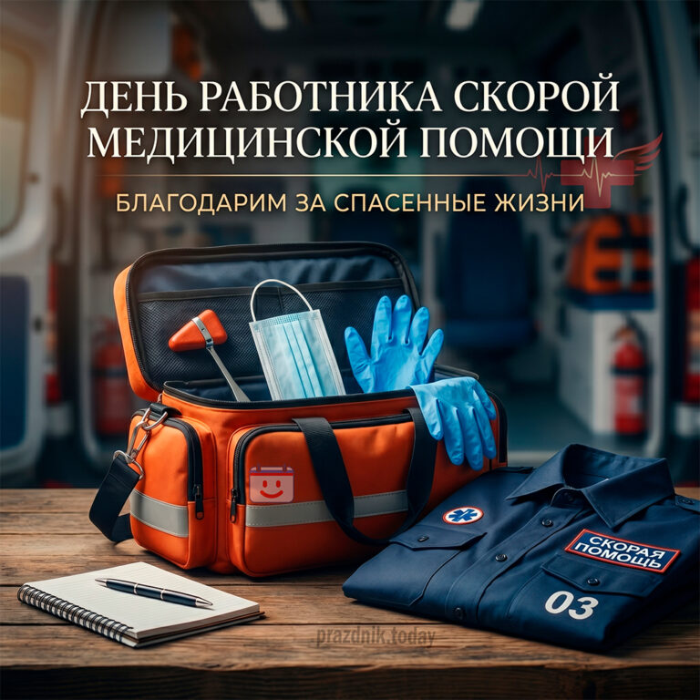 Открытка ко дню работника скорой медицинской помощи 28 апреля