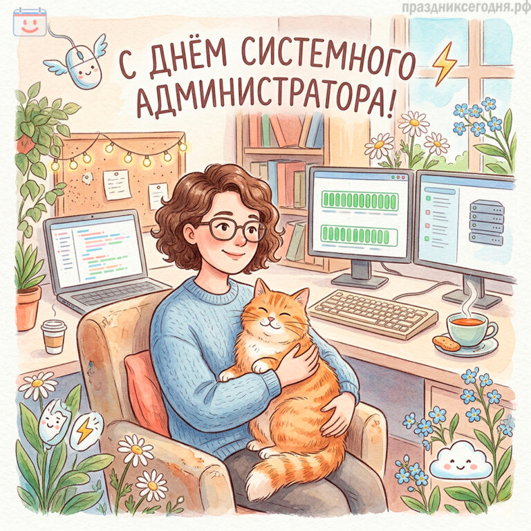 Открытка ко дню системного администратора