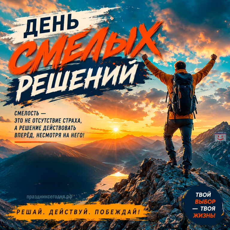 Открытка ко дню смелых решений 27 мая