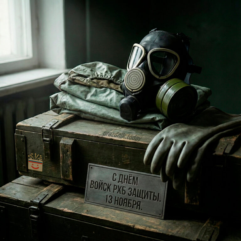 13 ноября день войск радиационной, химической, биологической защиты праздник открытка