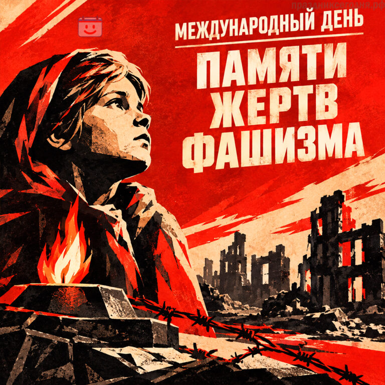 Открытка к Международному дню памяти жертв фашизма