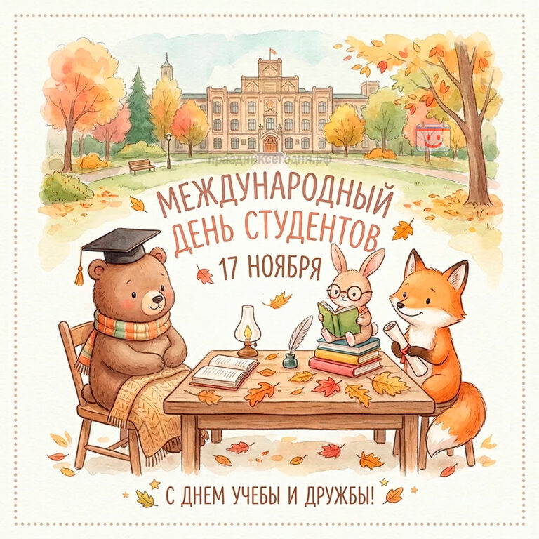 открытка к международному дню студентов 17 ноября