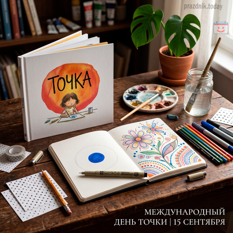 Открытка к Международному дню точки 15 сентября