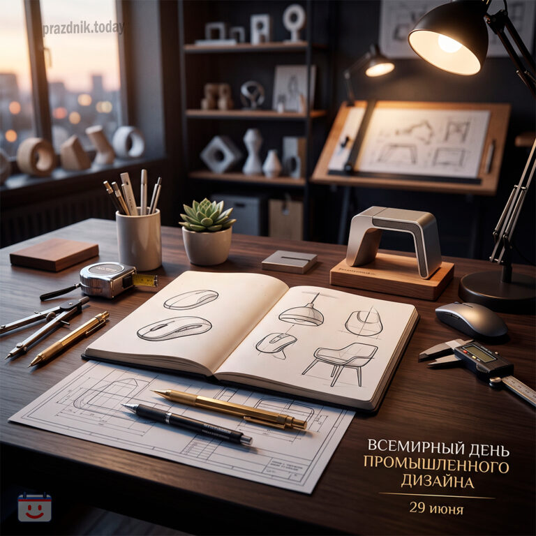 Открытка ко Всемирному дню промышленного дизайна 29 июня