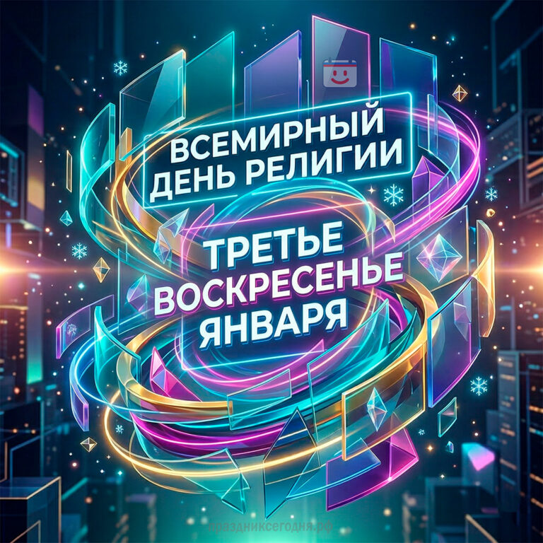 открытка ко Всемирному дню религии третье воскресенье января