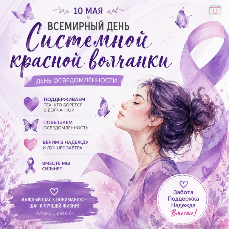 Открытка для Всемирного дня системной красной волчанки