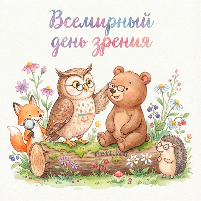 всемирный день зрения праздник открытка 2-й четверг октября